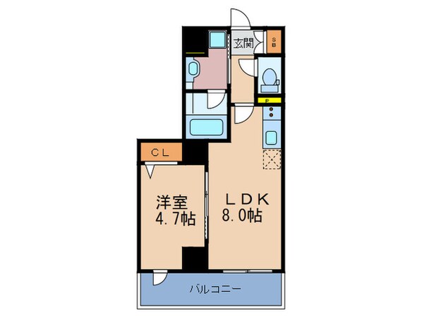 フォルテ福島の物件間取画像